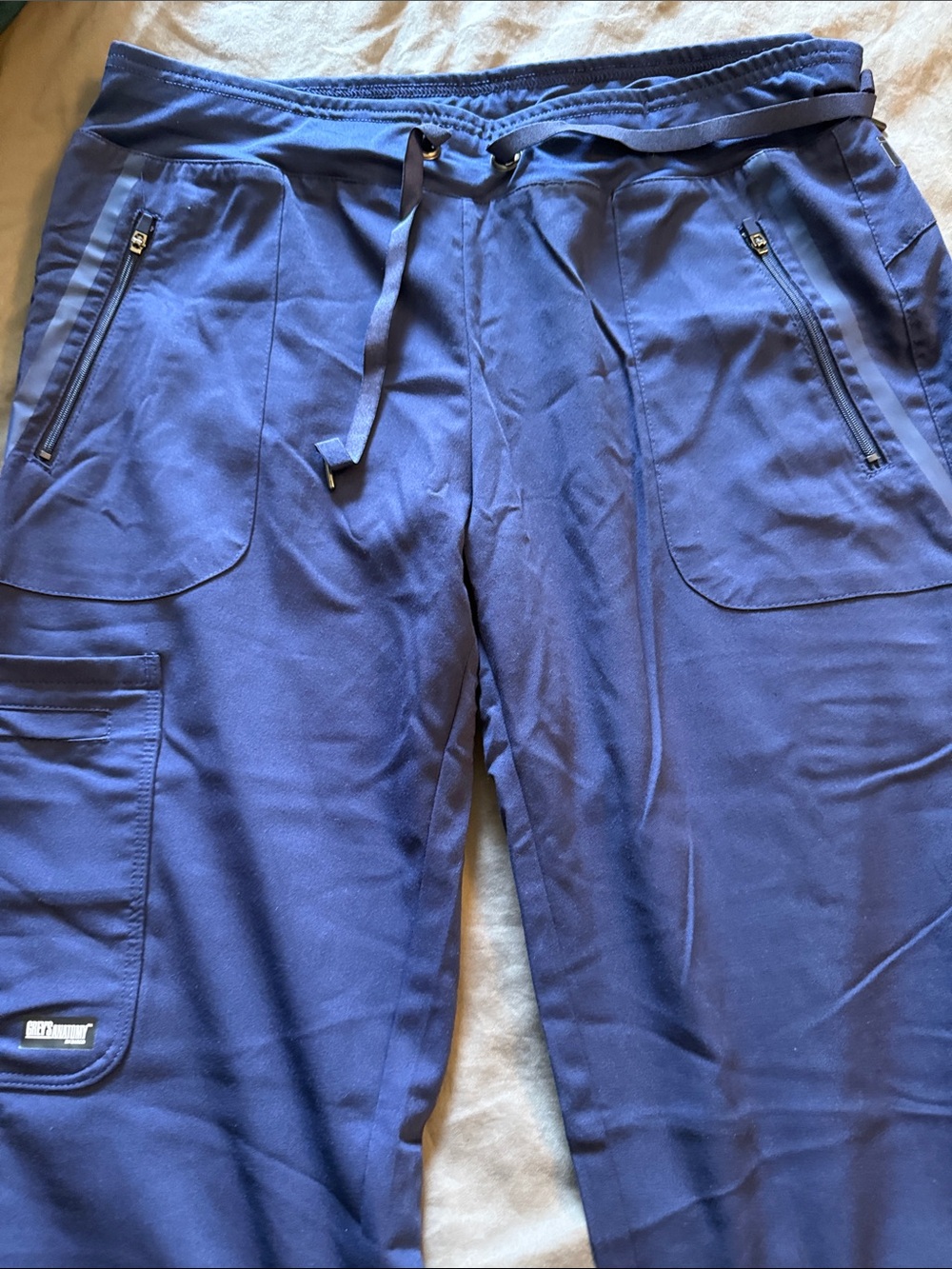 Grey’s Anatomy Navy Blue Scrub Pants - Picture 2 of 6